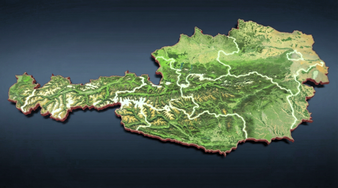 Österreich Karte